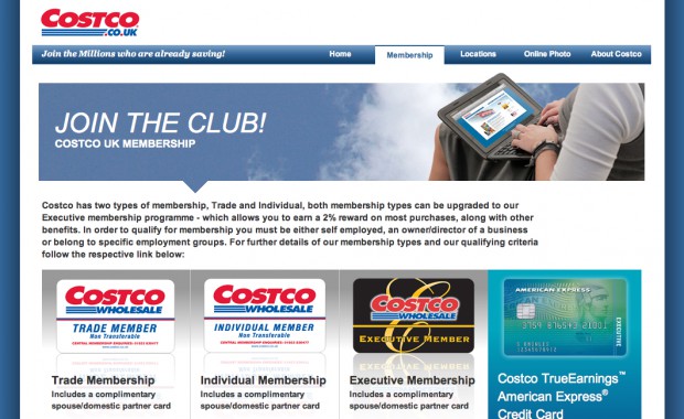 How to get membership for costco uk